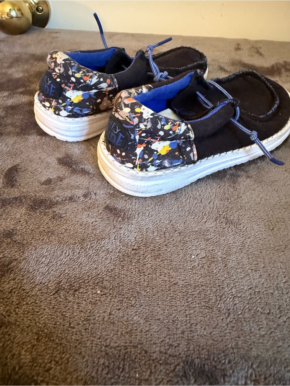 Hey Dude Kids Black Slip-On Sneakers - Picture 7 of 8